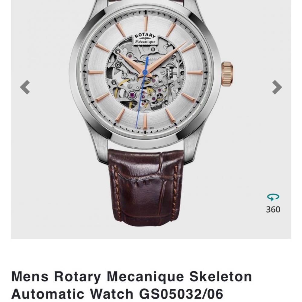 Men’s Rotary Automatic Watch - Picture 4 of 4
